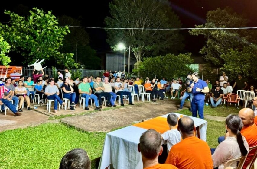 Senador Rubén Velázquez intensifica gira política en Alto Paraná y respalda candidaturas del Partido Yo Creo