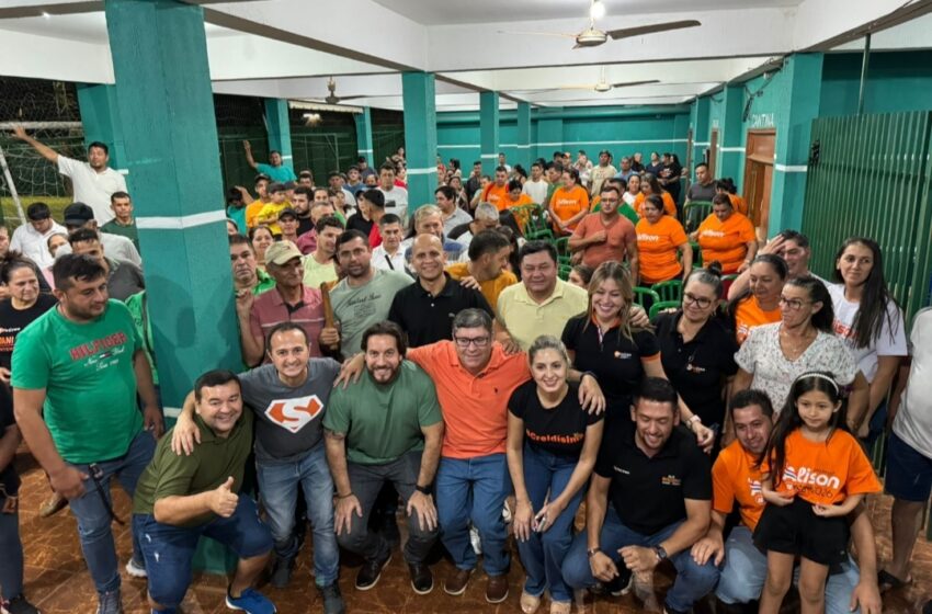  Rubén Velázquez respalda a Dani Mujica y refuerzan estructura política del Partido Yo Creo en Ciudad del Este