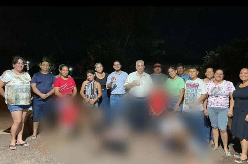  Lucas Chávez y Miguel Rojas León dialogaron con vecinos de Oga Pytã en jornada de acercamiento comunitario